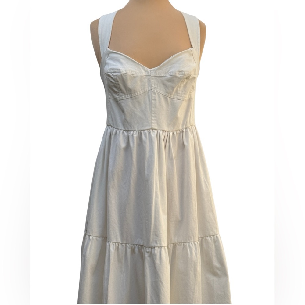 Elegant White Maxi Dress - Picture 2 of 10